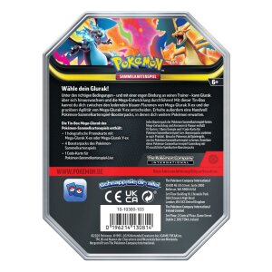 Pokemon TCG ex Tin-Box 126 Mega-Glurak X DE