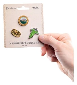 Herr der Ringe Trilogie Pin-Set A Ringbearers Journey