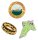 Herr der Ringe Trilogie Pin-Set A Ringbearers Journey