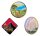 Herr der Ringe Trilogie Pin-Set Hobbiton, Rivendell & Mount Doom