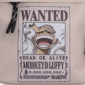 One Piece Umhängetasche Luffy Wanted Poster 23 cm
