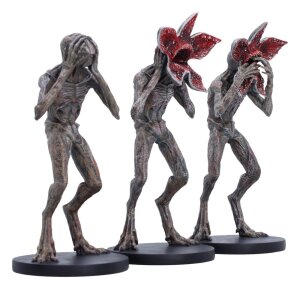 Stranger Things Figur Three Wise Demogorgons 16 cm