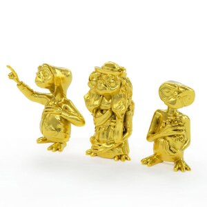 E.T. Der Außerirdische Collectors Set Minifiguren 3er-Pack Golden Edition 5 cm