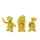 E.T. Der Außerirdische Collectors Set Minifiguren 3er-Pack Golden Edition 5 cm