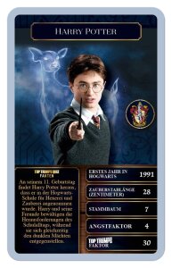 Harry Potter Kartenspiel Top Trumps Hexen und Zauberer...