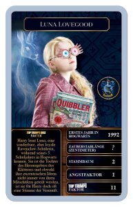 Harry Potter Kartenspiel Top Trumps Hexen und Zauberer New Version *DE*