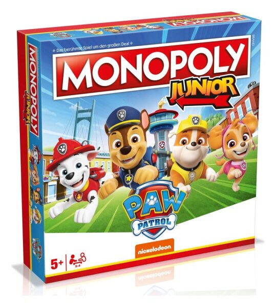PAW Patrol Brettspiel Monopoly Junior *DE*
