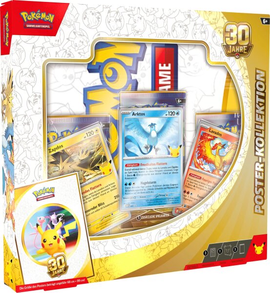 Pokemon TCG 30 Jahre Poster-Kollektion