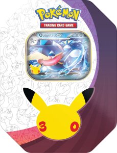 Pokemon TCG 30 Jahre Quajutsu ex Tin-Box