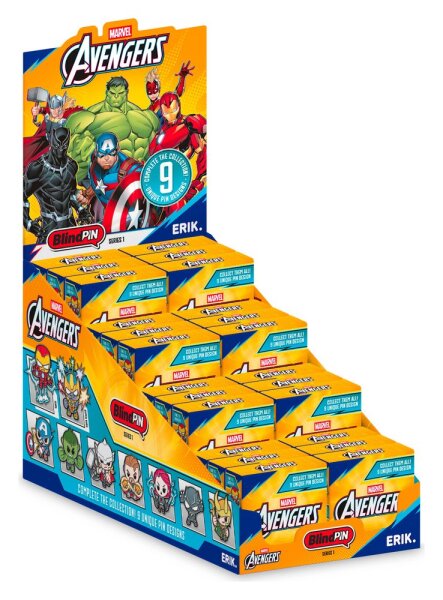 Marvel The Avengers Ansteck-Pins Serie 1 Display (24)