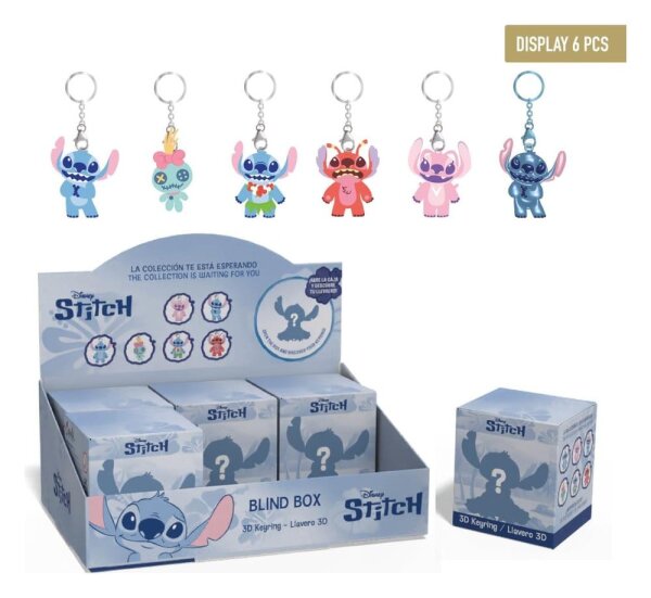 Disney Stitch Schlüsselanhänger Blind Box Display (6)