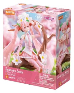 Hatsune Miku Fantastics Blokees Plastic Model Kit Sakura...