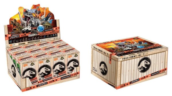Jurassic World Blokees Plastic Model Kit Terraventure Blind Box Display (12)