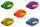 Mega Man Finger Mega Buster 6er Set Rock Buster Vol.1 7 cm