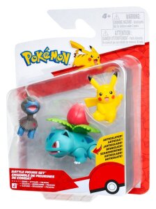 Pokemon Battle Figure Set Actionfiguren Pikachu, Kapuno...