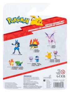 Pokemon Battle Figure Set Actionfiguren Pikachu, Kapuno & Bisaknosp (3er-Pack)