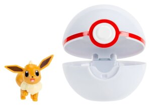 Pokemon Clip N Go Evoli & Premierball