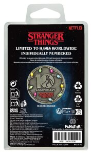 Stranger Things Sammelmünze 10th Anniversary Eleven Limited Edition