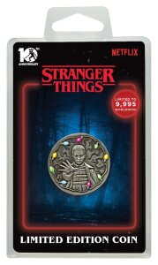 Stranger Things Sammelmünze 10th Anniversary Eleven Limited Edition