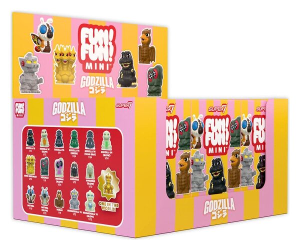 Godzilla Toho Fun! Fun! Minifiguren Wave 01 Blind Box Display (9)