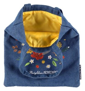Mein Nachbar Totoro Tragetasche Denim Totoro & Flower Wreath