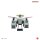 Mobile Suit Gundam Metallic Nano Puzzle Model Kit White Base 6 cm