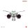 Mobile Suit Gundam Metallic Nano Puzzle Model Kit White Base 6 cm