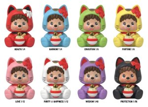 Monchhichi Rokimoto Figur Cup of Fun Lucky Cat Series 10...