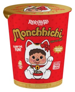 Monchhichi Rokimoto Figur Cup of Fun Lucky Cat Series 10...