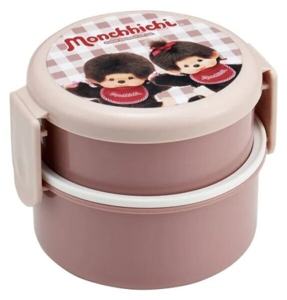 Monchhichi Zweilagige Runde Lunchbox