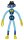 Poppy Playtime Bendables Actionfigur Daddy Long Legs 11 cm