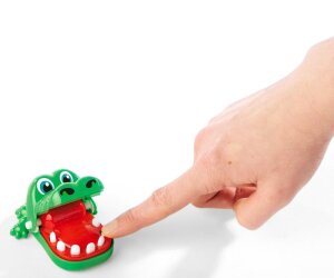 Schlüsselanhänger Mini Beißendes Krokodil