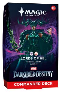Magic the Gathering Marvel: Darkhold Destiny Commander-Decks Umkarton (4) englisch