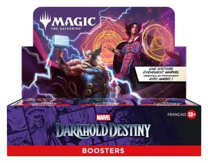 Magic the Gathering Marvel: Darkhold Destiny Play-Booster Display (30) französisch