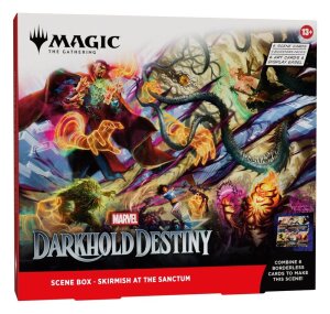 Magic the Gathering Marvel: Darkhold Destiny Szenenboxen Display (4) englisch