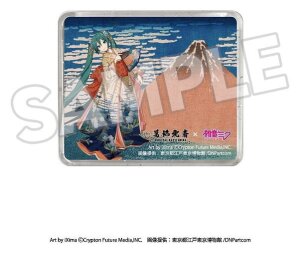 Katsushika Hokusai x Hatsune Miku 3D Magnet Thirty-six...