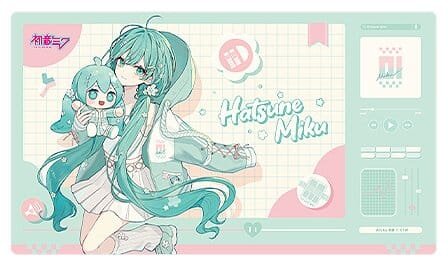 Character Vocal Series 01: Hatsune Miku Miku Hug Series Schreibtischunterlage: Flower Ver. 70 x 40 cm