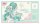 Character Vocal Series 01: Hatsune Miku Miku Hug Series Schreibtischunterlage: Flower Ver. 70 x 40 cm
