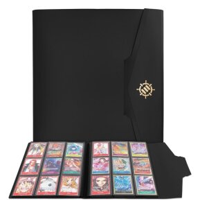Enhance Binder 9 Pocket Kartenbinder Schwarz 30 x 25 x 3 cm