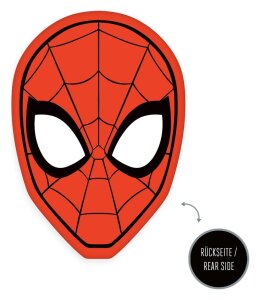 Marvel Soft Velboa Dekokissen Spider Man Head 22 x 32 cm