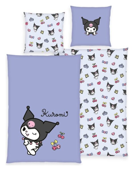 Sanrio Bettwäsche Kuromi 135 x 200 cm