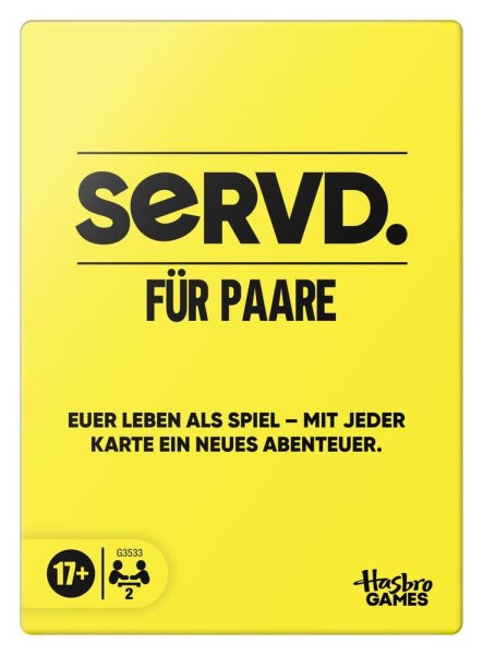 SERVD Kartenspiel für Paare *DE*