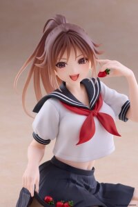 Strawberry 100% Desktop Cute PVC Figur Satsuki Kitaoji (School uniform Ver.) 18 cm