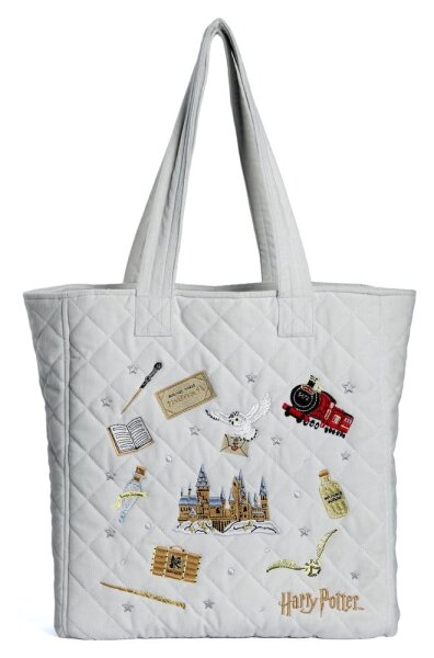 Harry Potter Tragetasche Bestickte Symbole Samt
