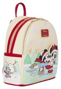 Mickey & Friends by Loungefly Mini Rucksack mit Haarband Halterung Ice Skating