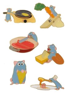 Ratatouille by Loungefly Pins Blind Box Sortiment (12)