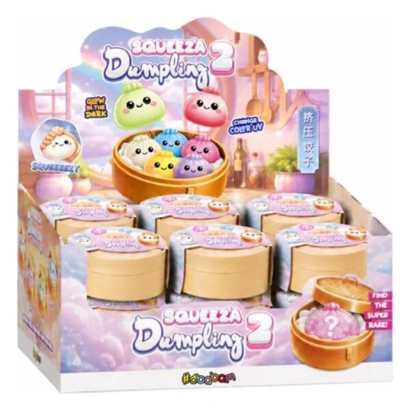 Squeeza Dumpling Squishy Dumpling 2 Blind Box Display (12)