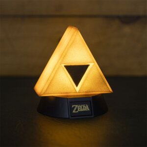 The Legend of Zelda 3D Icon Lampe Gold Triforce 10 cm