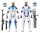 Star Wars: The Clone Wars Black Series Actionfiguren 2er-Pack Clone Troopers Dogma & Hardcase 15 cm